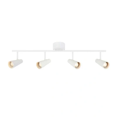 Immagine di Markslöjd Faretto da soffitto Crest metallo bianco 4 luci