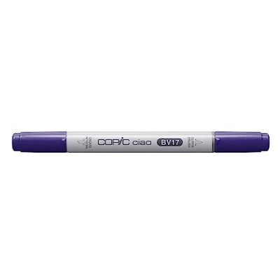Immagine di Copic Ciao Pennarello Grafico con Doppia Punta, 11 g , Blu (Deep Reddish Blue), 12 x 150 mm