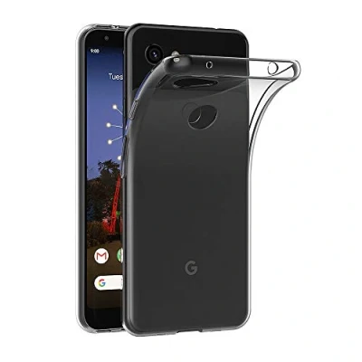 Immagine di AICEK Cover Compatible Google Pixel 3A, 3A Silicone Case Molle di TPU Trasparente Sottile Custodia per (5.6 Pollici)