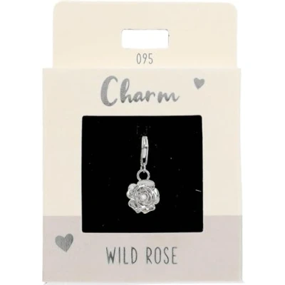 Immagine di Depesche 11785 095 Charms Express Yourself Ciondolo per collane e bracciali, Fiore, Placcato Argento, Come Piccolo Regalo, Multicolore, Normal