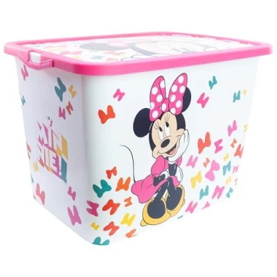 Immagine di Stor Minnie Contenitore portaoggetti da 23 litri con chiusura a scatto
