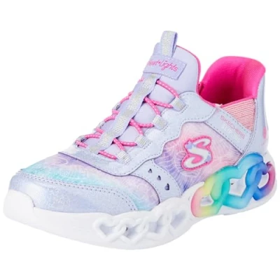 Immagine di Skechers, Sneaker Bambine e Ragazze, Lavanda Sintetica Multi Trim, 27 EU