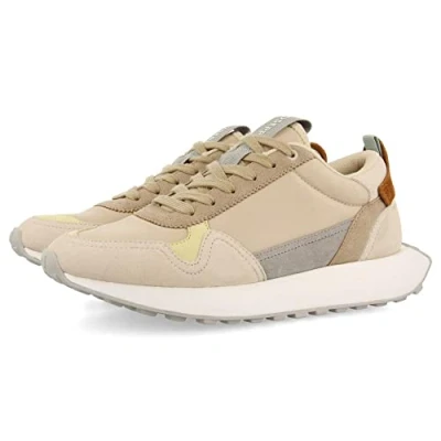 Immagine di Gioseppo Retro PARA Carluke Sneakers basse, Uomo, Taglia: 45, Beig Pelle e tessuto