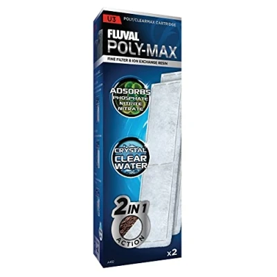 Immagine di FLUVAL A482 Inserto Filtro U3 Clearmax, Pacco da 2
