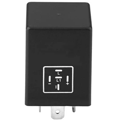 Immagine di Relè Lampeggiatore LED Segnali di Direzione Elettronico Eegolabile 5 Pin 12V