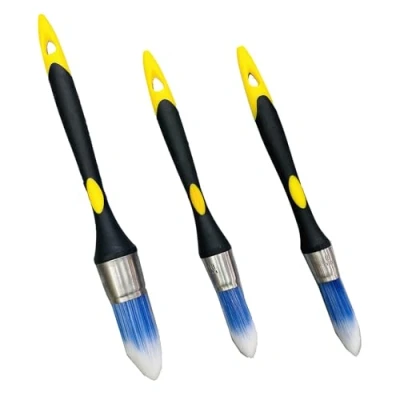 Immagine di Confezione da 3 pennelli piccoli per pittura 5/8 &quot;3/4&quot; e 1&quot; semplici rifinire pezzi/set di
