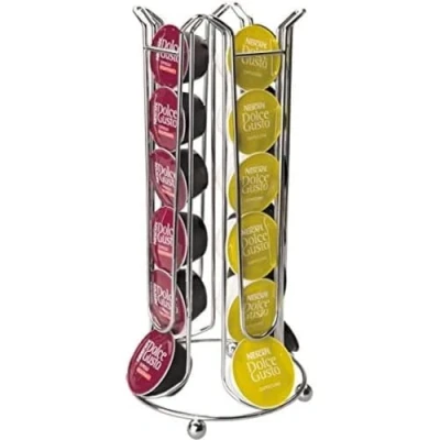 Immagine di IBILI Distributore di capsule caffè Dolce Gusto, 24 capsule, acciaio cromato