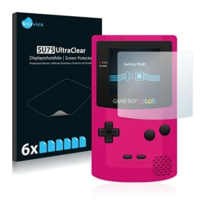 Immagine di savvies (6 Pezzi Pellicola Protettiva per Nintendo Gameboy Color Protezione Schermo Trasparente