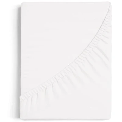 Immagine di Burrito Blanco Lenzuolo con angoli A8 in cotone 100% Lenzuola Maxi Culla 70 Colore Bianco