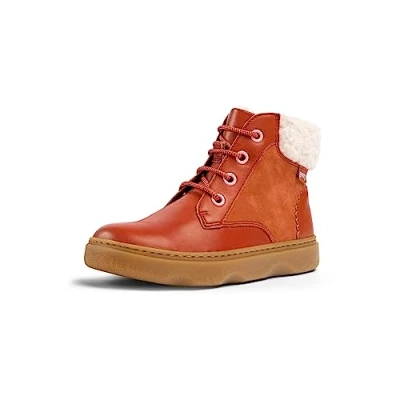 Immagine di Camper Kiddo KIDS Stivaletti stringati per bambini, Taglia: 31, Medium red Pelle e tessuto