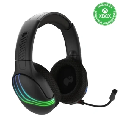 Immagine di PDP Xbox Afterglow Wave senza fili cuffie nero