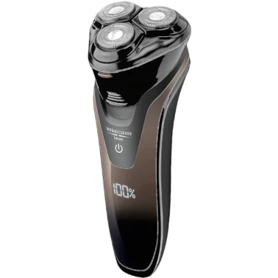Immagine di Beurer HR 8000 Rasoio a Testine Rotanti Elettrico senza Fili, con Accessorio per Barba e Basette Rifinitore Scomparsa Integrato