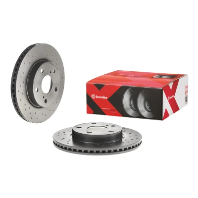 Immagine di BREMBO 09.A864.1X Disco freno 275 22 5 perforato/ventilazione interna rivestito ad alto tenore di carbonio TOYOTA: Auris Hatchback, Corolla X Sedan