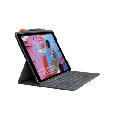 Immagine di Logitech Slim Folio Case Bluetooth Keyboard iPad 10.2