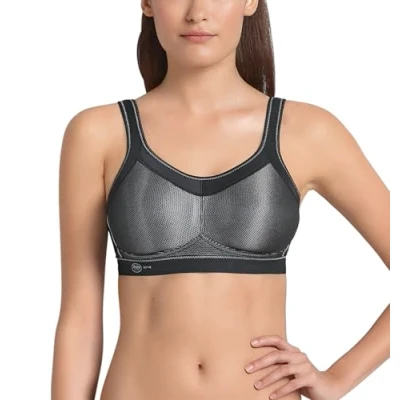 Immagine di Anita Active 5529 Reggiseno sportivo momentum, Donna, Nero (schwarz 001)), 7D IT (95D DE)