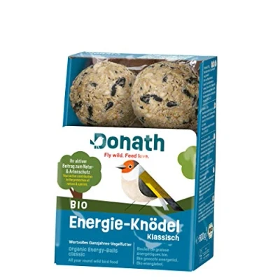 Immagine di Donath Gnocco Energetico Bio Classico Per Cince Con Grasso Energizzante Cibo Uccelli Selvatici Adatto Tutto L’Anno Dalla Nostra Manifattura Nel Sud Della Germania, Senza Rete 100 G L’Uno