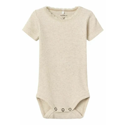Immagine di Name it KURZÄRMELIGES Body per bambini, Taglia: 50, Peyote melange