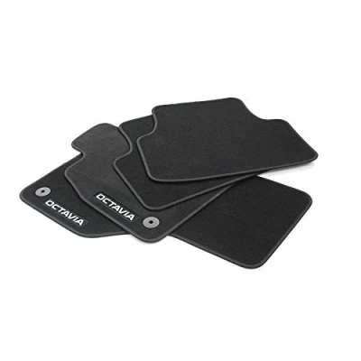Immagine di Skoda 5E4061404 Tappetini in Tessuto Vellutato, 4 Pezzi, con Scritta Octavia