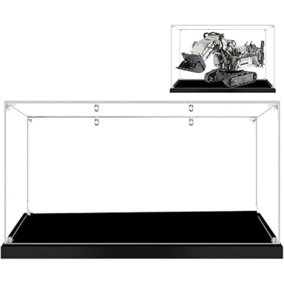 Immagine di Vetrina in acrilico per Lego 42100 trasparente antipolvere (escavatore Liebherr R 9800) (il modello di blocco non è incluso)(3mm)