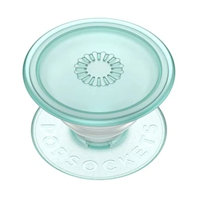 Immagine di PopSockets: PopGrip Plant Supporto e Impugnatura Estensibile Realizzati con Materiali a Base Vegetale un Top Intercambiabile per Smartphone Tablet Light Jade