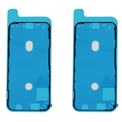 Immagine di MMOBIEL 2X Adesivo Impermeabile pretagliato Compatibile con iPhone 12 Mini 5.4 inch Nero per Il Telaio del Display LCD incl. Kit di Strumenti