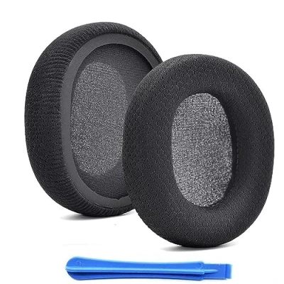 Immagine di Cuscinetti di ricambio per Cuffie in tessuto velluto compatibili con SteelSeries Arctis 3 5 7 Pro Headset Gaming auricolari