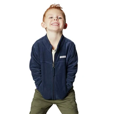 Immagine di Columbia Klamath RANGE FULL ZIP Giacca in pile, Uomo, Taglia: Large, Ancient fossil/black