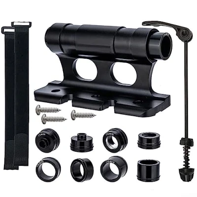 Immagine di Bike Fork Mount,Carrying Fixed Front Bracket Roof Rack Mount With Quick Release Lever And Screws(Black)