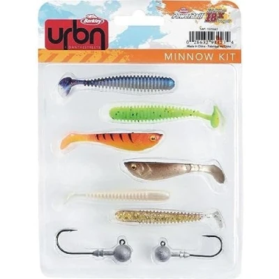 Immagine di Berkley Esca morbida Urbn Kit Minnow Assorted Sinking 6pc 1525663