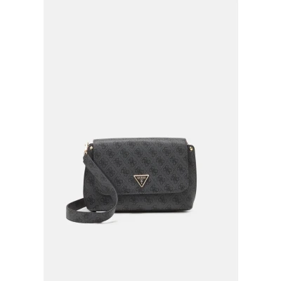 Immagine di Guess Meridian Borsa a tracolla, Donna, Taglia: One Size, Coal logo