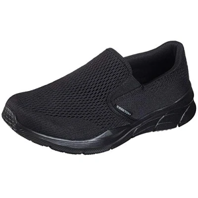 Immagine di Skechers Equalizer 4.0, Sneaker Infilare Uomo, Nero Black Engineered Mesh Trim Bbk, 40 EU