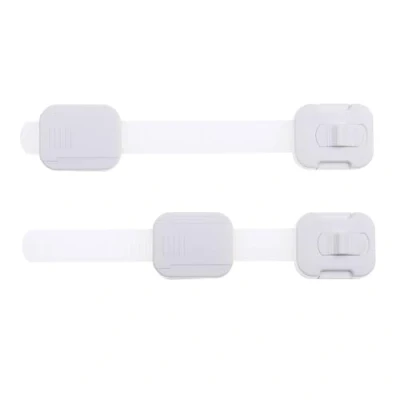 Immagine di Dreambaby serrature per credenze bambini, mobili da cucina, chiusure girevoli regolabili con cinghia, autoadesive, senza bisogno di attrezzi, a prova bambino la tua cucina (2