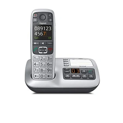 Immagine di Gigaset e560 a Telefono DECT Cordless, Argento [Francia]