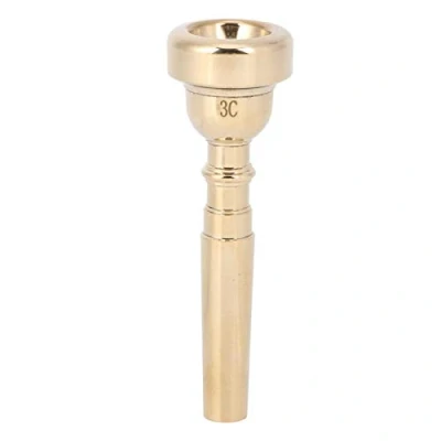 Immagine di Bocchino per Tromba Ottone Bb Tone 3C 5C 7C in Oro Professionale Corno a Fiato Accessori Strumenti Musicali(3C)