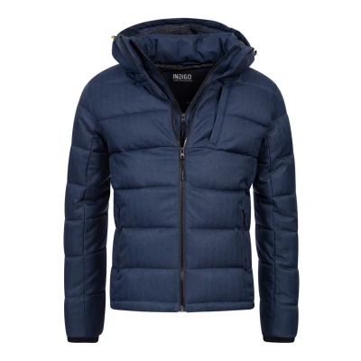 Immagine di Indicode Uomini Hebert Quilted Jacket Giubbotto trapuntato dall&#039;aspetto piumino Navy S