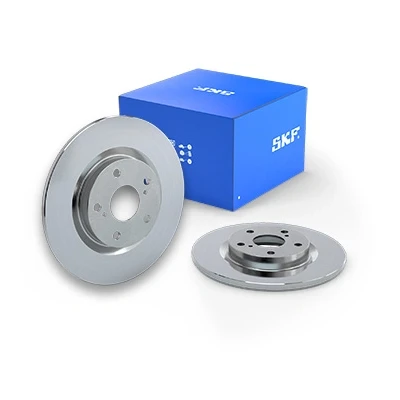 Immagine di SKF VKBD 80033 S2 Disco freno 266 13 4 2 108 pieno rivestito CITROËN: C3 I Hatchback, C4 II Cactus, C2 PEUGEOT: Partner Combispace