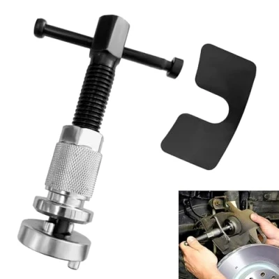 Immagine di Set di Attrezzi per Pinze Freni,Set Ripristino del Pistone Freno,Brake Caliper Rewind Tool,Universal Auto Brake Piston Tool,Right Hand Tool for Replacement Rear Pad