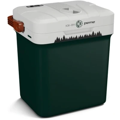 Immagine di peme Essential 23 L Pine Forest Termoelettrico con Modalità ECO AC/DC per Raffreddare e Riscaldare Box Frigo Connessione 12 Volt 230 Mini Frigorifero