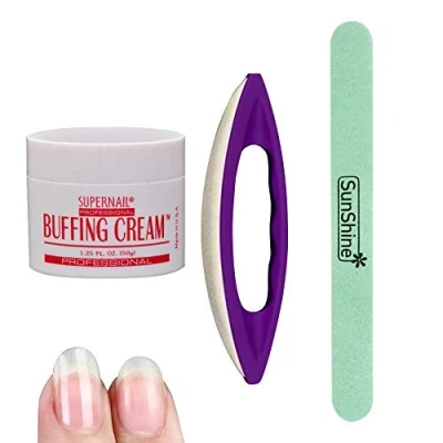 Immagine di Joligel Set di lucidatrici per unghie + in pelle lucidante, kit strumenti la cura delle unghie, manicure professionale, salone