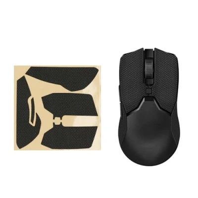 Immagine di kwmobile Nastro Antiscivolo per Mouse da Gioco Compatibile con Razer Viper Mini Griptape Facile Applicare e Sottile 0,5 mm nero