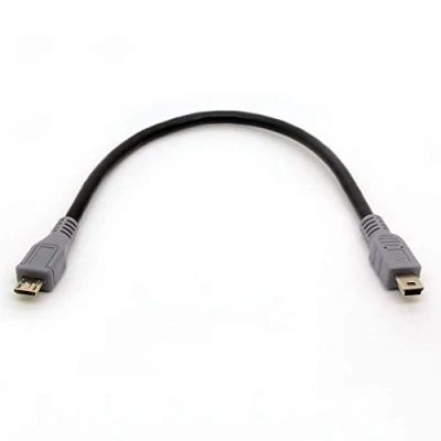 Immagine di Tomost Cavo adattatore da Micro USB a mini maschio OTG convertitore di codice estensione per dispositivi mobili (20 cm)