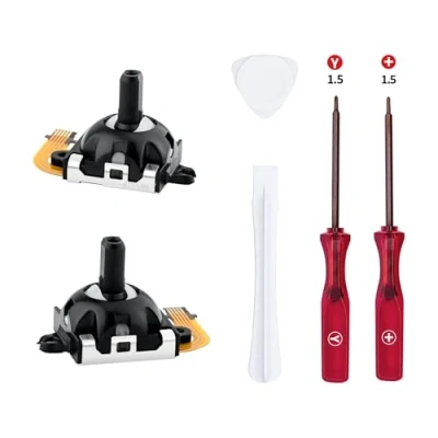 Immagine di Mcbazel 6 in 1 Kit di Effetto Hall Joystick Analogico Ricambio Riparazione per PS Portal Remote Player/Controller VR2