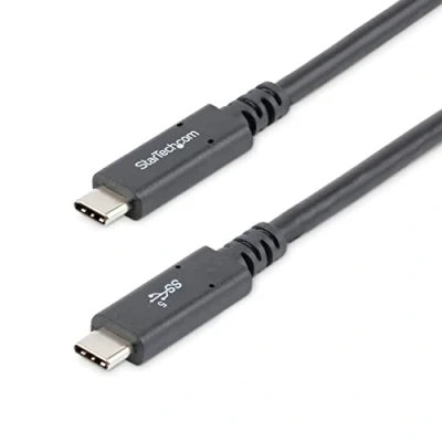 Immagine di StarTech.com Cavo USB C a da 1.8 m PD 5A M/M USB3.0 (5Gbps) Conforme IF Certificato funziona con Chromebook 3.0 5Gbps di ricarica tipo