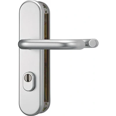Immagine di ABUS raccordo di sicurezza della porta KLZS714 FS1 con protezione del cilindro argento 42555