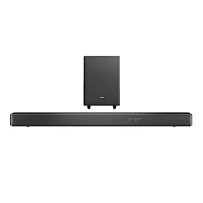 Immagine di Hisense AX3120G Soundbar 3.1.2, 360W, 2 altoparlanti upfiring, Subwoofer Esterno wireless, Supporta Dolby Atmos e DTS:X, Bluetooth, HDMI, USB, Ingresso Audio Ottico