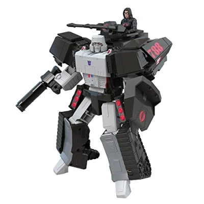 Immagine di Transformers Generations, Collaborative: G.I. Joe Mash Up, Action Figure di Megatron H.I.S.S. Tank con Baronessa Cobra, dagli 8 Anni in su, Multi