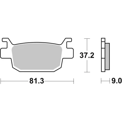 Immagine di TRW Sinter Maxi Scooter MCB806SRM Kit pastiglie freno