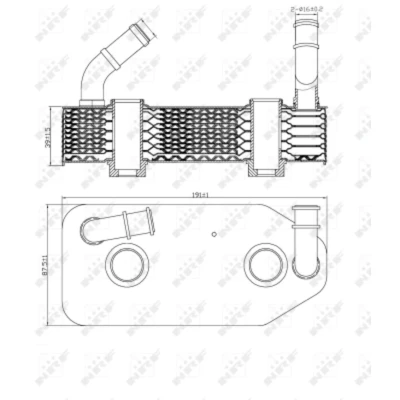 Immagine di NRF 31186 Radiatore Olio AUDI: A3 Hatchback