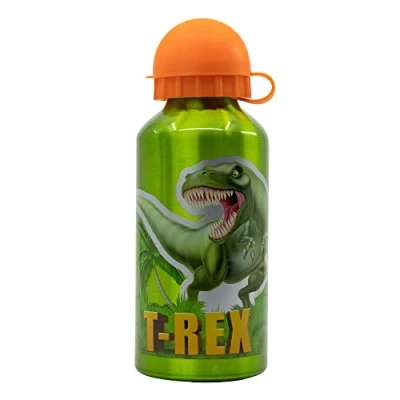 Immagine di BOTTIGLIA PICCOLA IN ALLUMINIO 400 ML DINOSAURO Stor