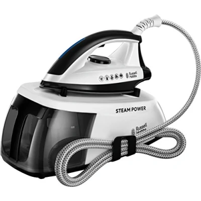 Immagine di Russell Hobbs Ferro da Stiro a Vapore con Caldaia 2400 W Pressione del 4,5 bar; Serbatoio dell&#039;acqua Rimovibile 1,3 l, Steam Power 24420 56
